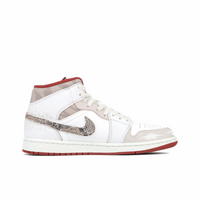 Custom Air Jordan 1 Black White Grey High (Copy)