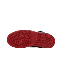 Custom Air Jordan 1 Black Grey Red Low