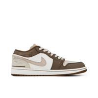 Custom Air Jordan 1 Brown White Clouds Low
