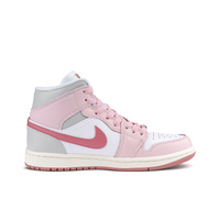 Custom Air Jordan 1 Pink White Grey