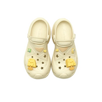 Custom Crocs Beige Yellow Cheese