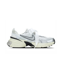 Custom Nike V2K Run Grey White Lace Flowers Pearls Wedding Shoes