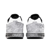 Custom Black and Silver Nike Sneakers Personalized Shoes
