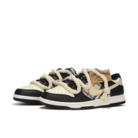 Custom Dunk Extra Lace Thick Black Khaki