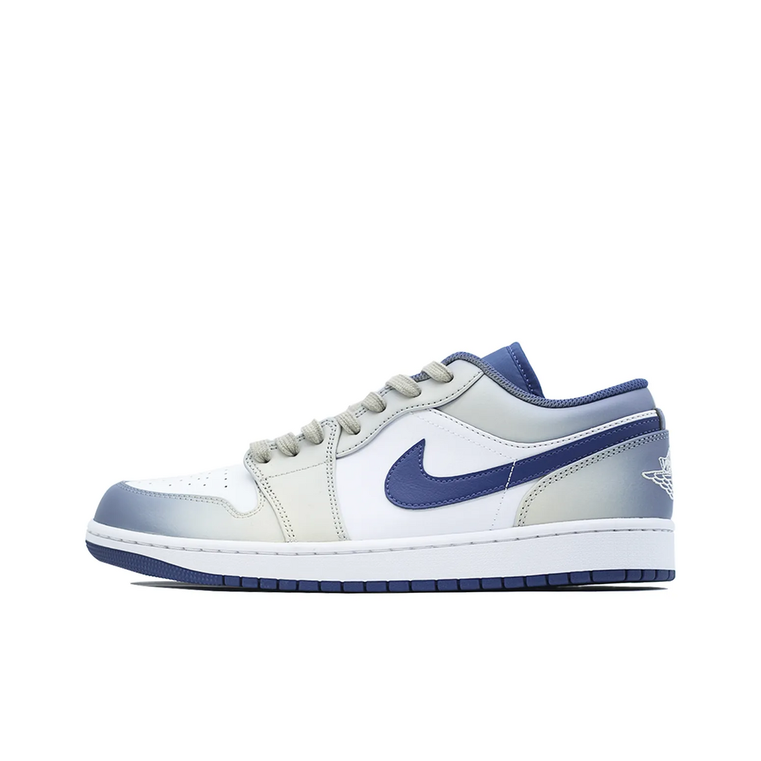 Custom Air Jordan 1 Blue-gray Gradient Low