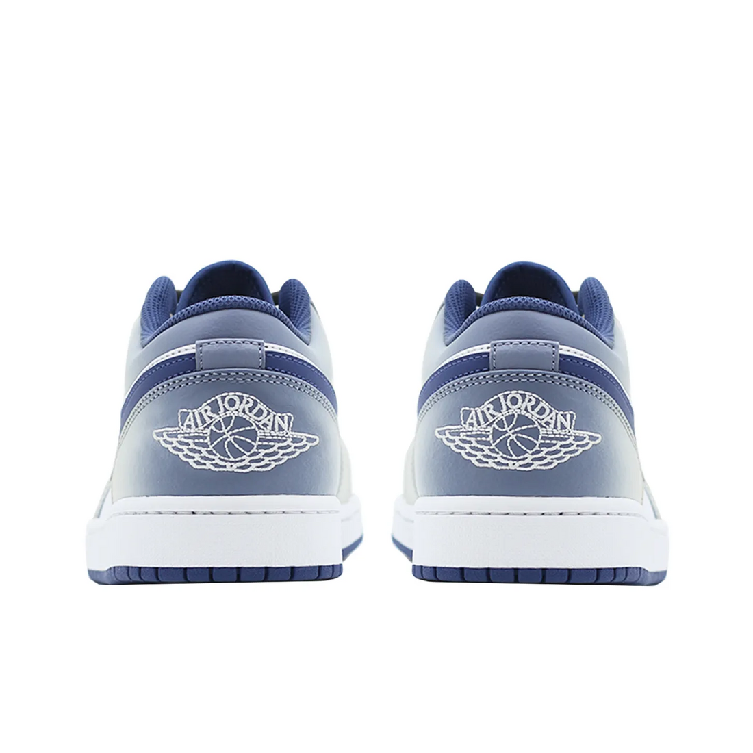 Custom Air Jordan 1 Blue-gray Gradient Low