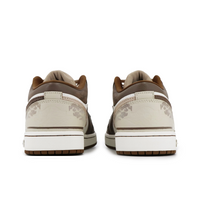 Custom Air Jordan 1 Brown White Clouds Low