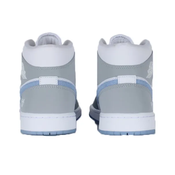 Custom Air Jordan 1 Grey Blue Graffiti
