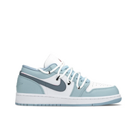 Custom Air Jordan 1 Blue Flowers Low