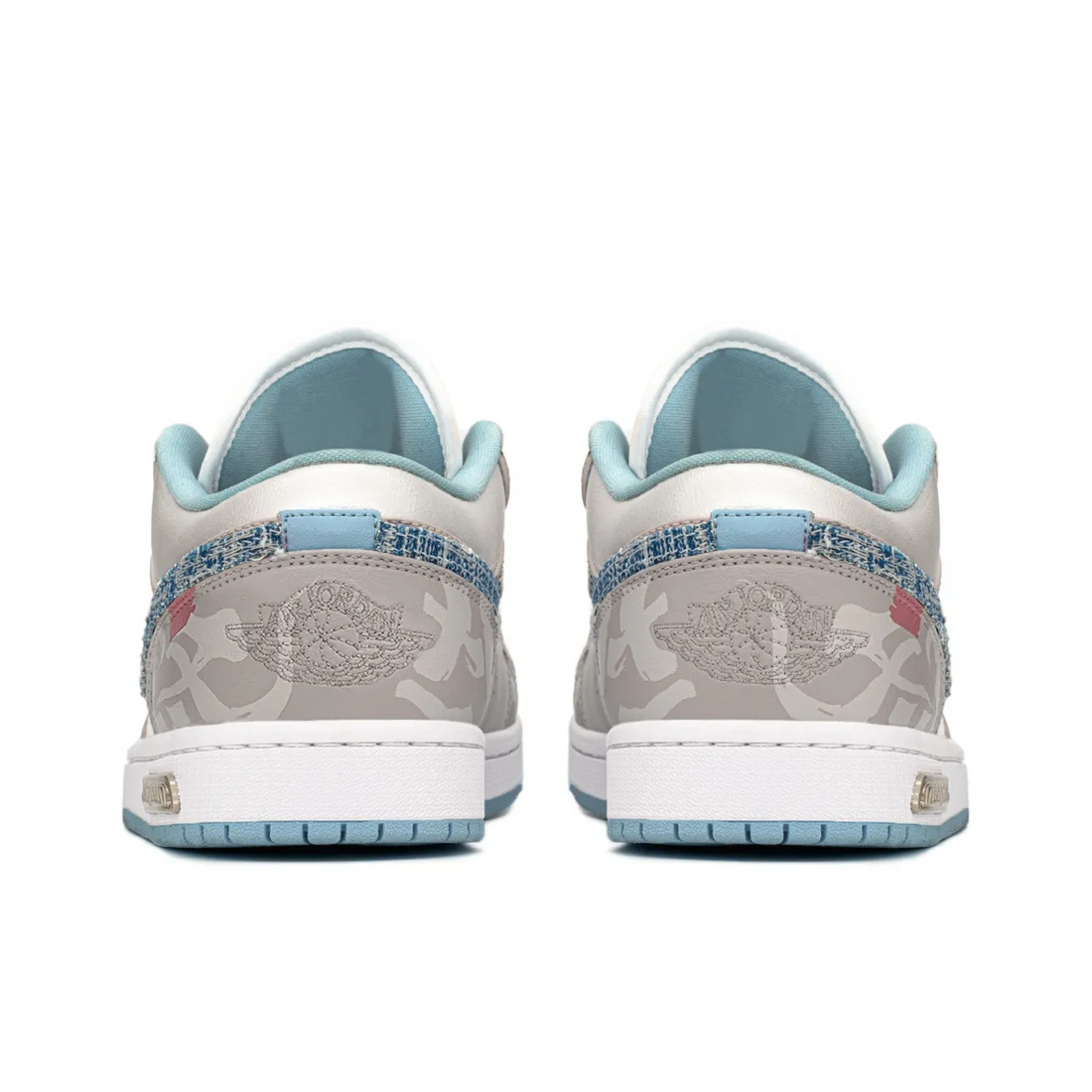 Custom Air Jordan 1 Milky Brown Blue Low