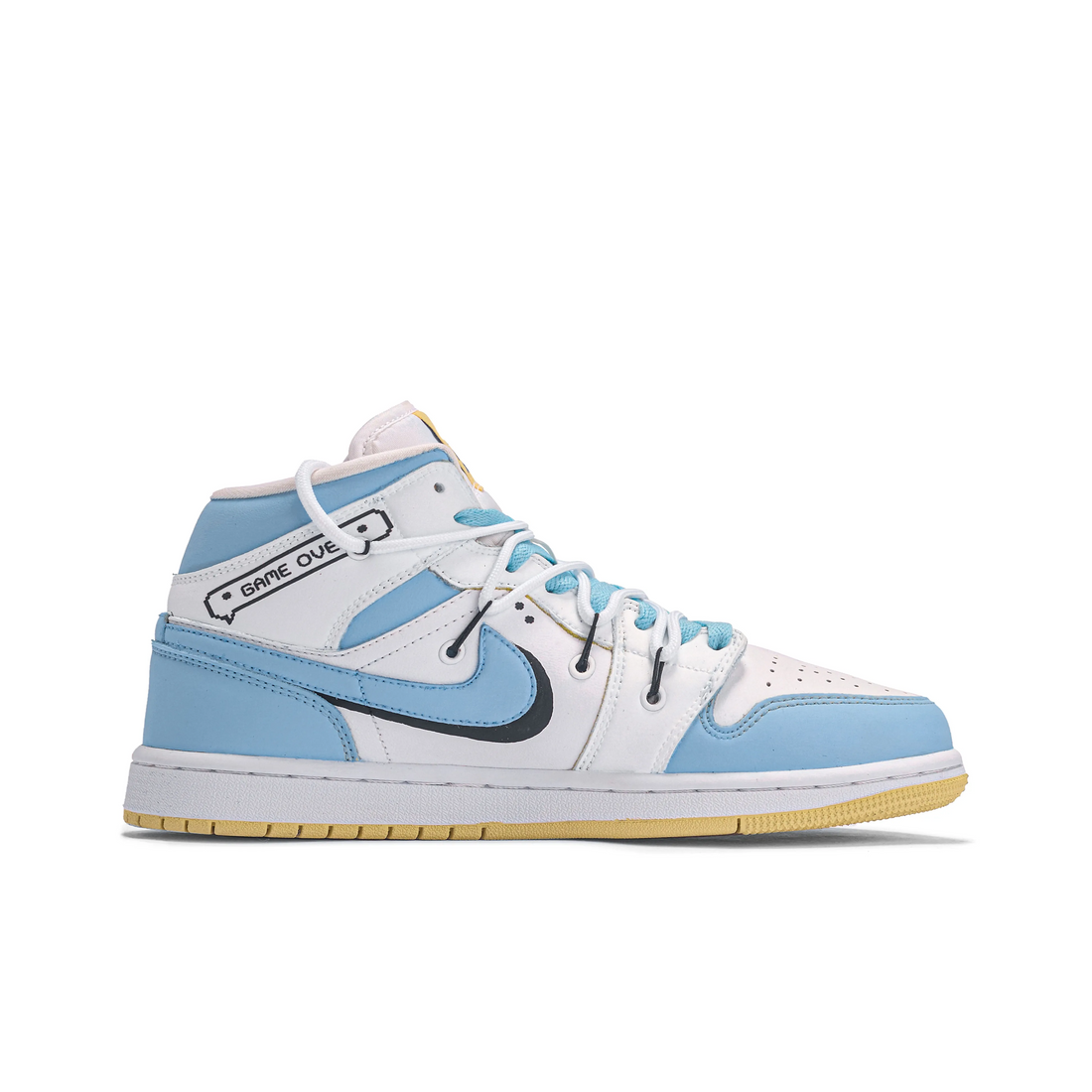 Custom Air Jordan 1 Blue White Black