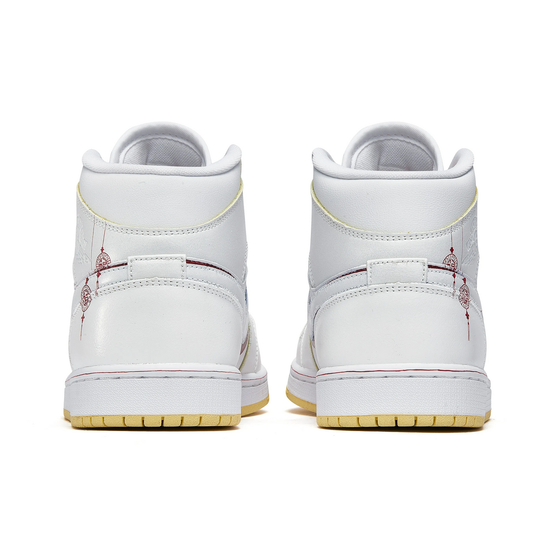Custom Air Jordan 1 White Red Chinese Character