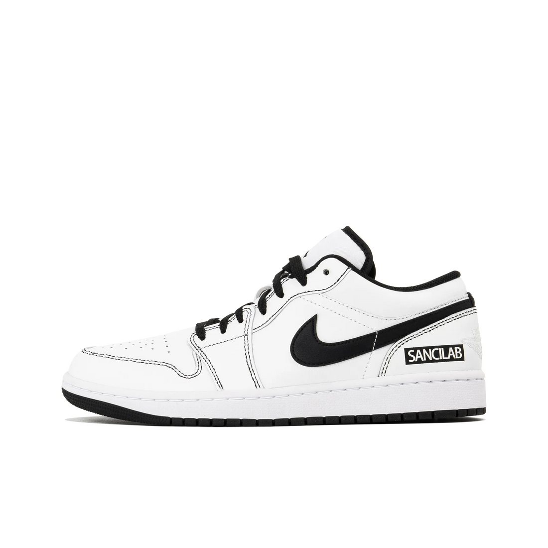 Custom Air Jordan 1 White Black