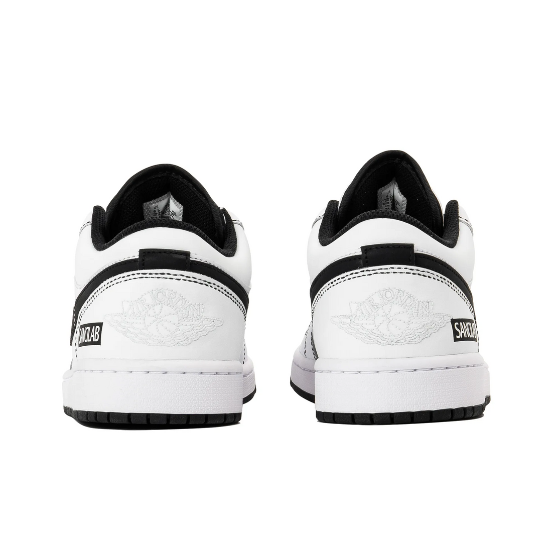 Custom Air Jordan 1 White Black