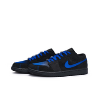 Custom Air Jordan 1 Black Blue Low (Copy)