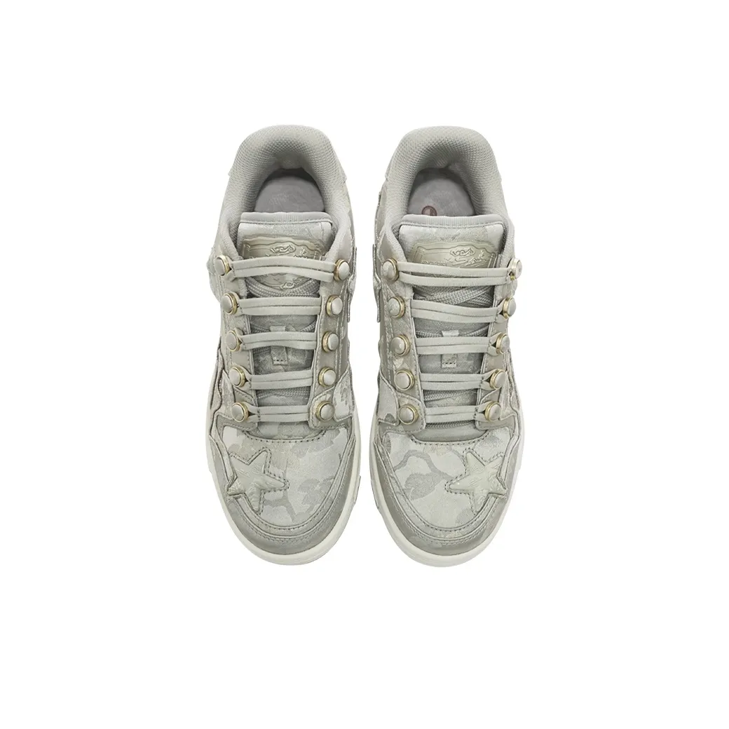 Custom Sneaker Stars Grey Mountains