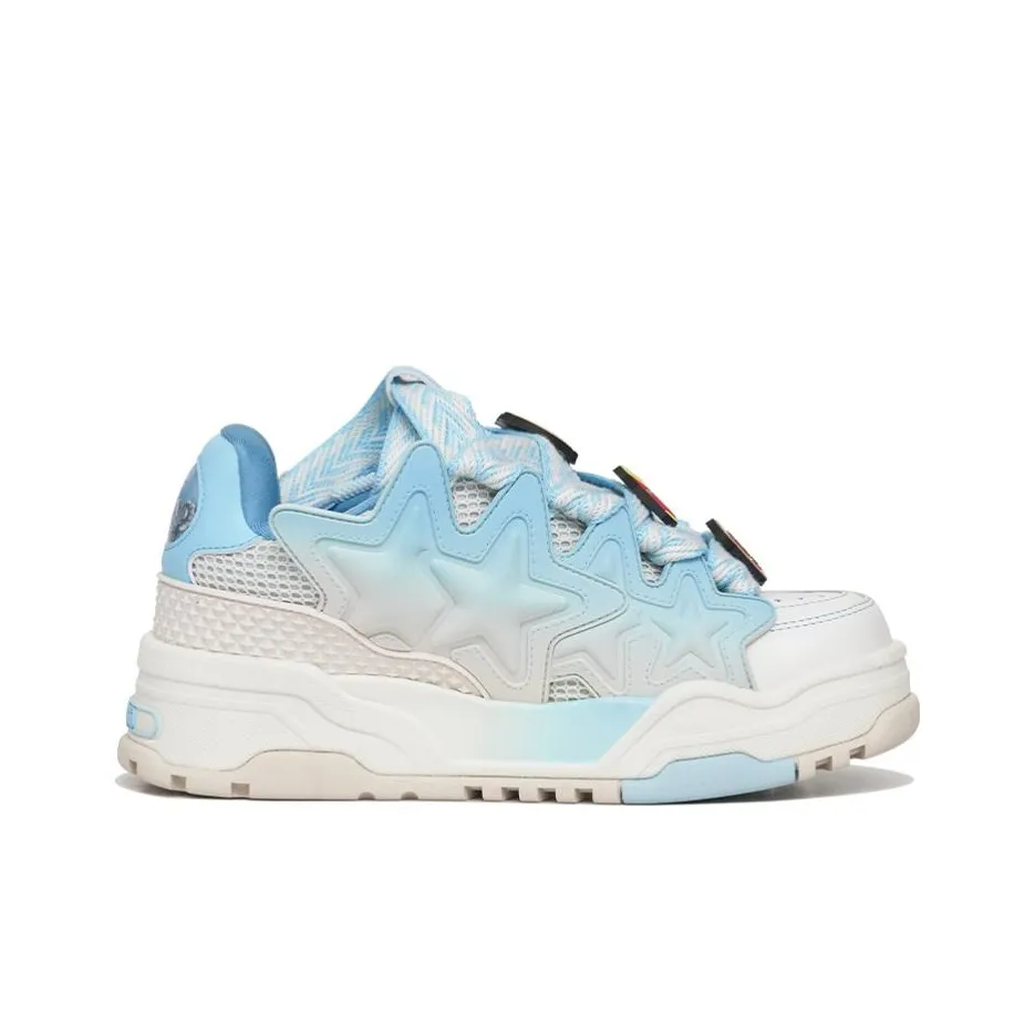 Custom Sneaker Stars Blue Jingle Cat