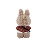 Custom Labubu Gray Rabbit Red Cloak