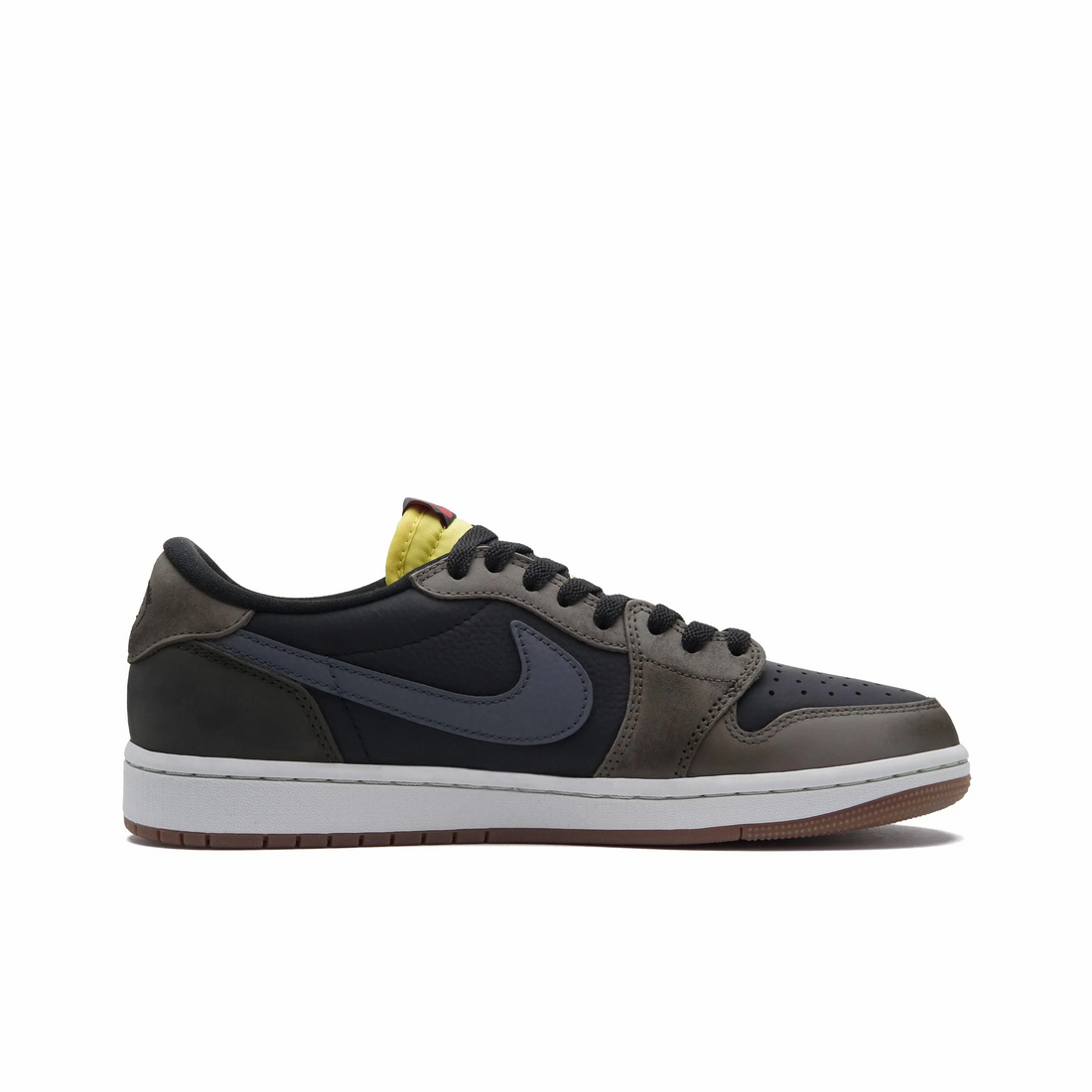 Travis Scott Jordan 1 Custom Jordans Black Brown Dark