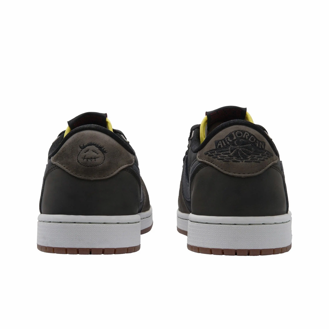 Travis Scott Jordan 1 Custom Jordans Black Brown Dark