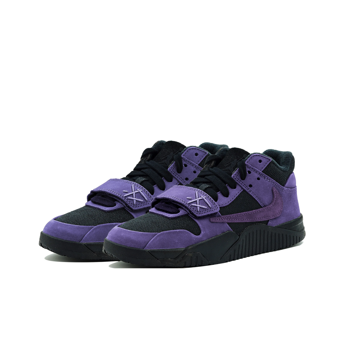 Travis Scott Jordan 1 Custom Jordans Black Purple