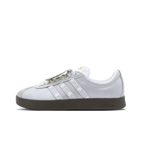 Light Grey With White Lace - Adidas Samba Custom