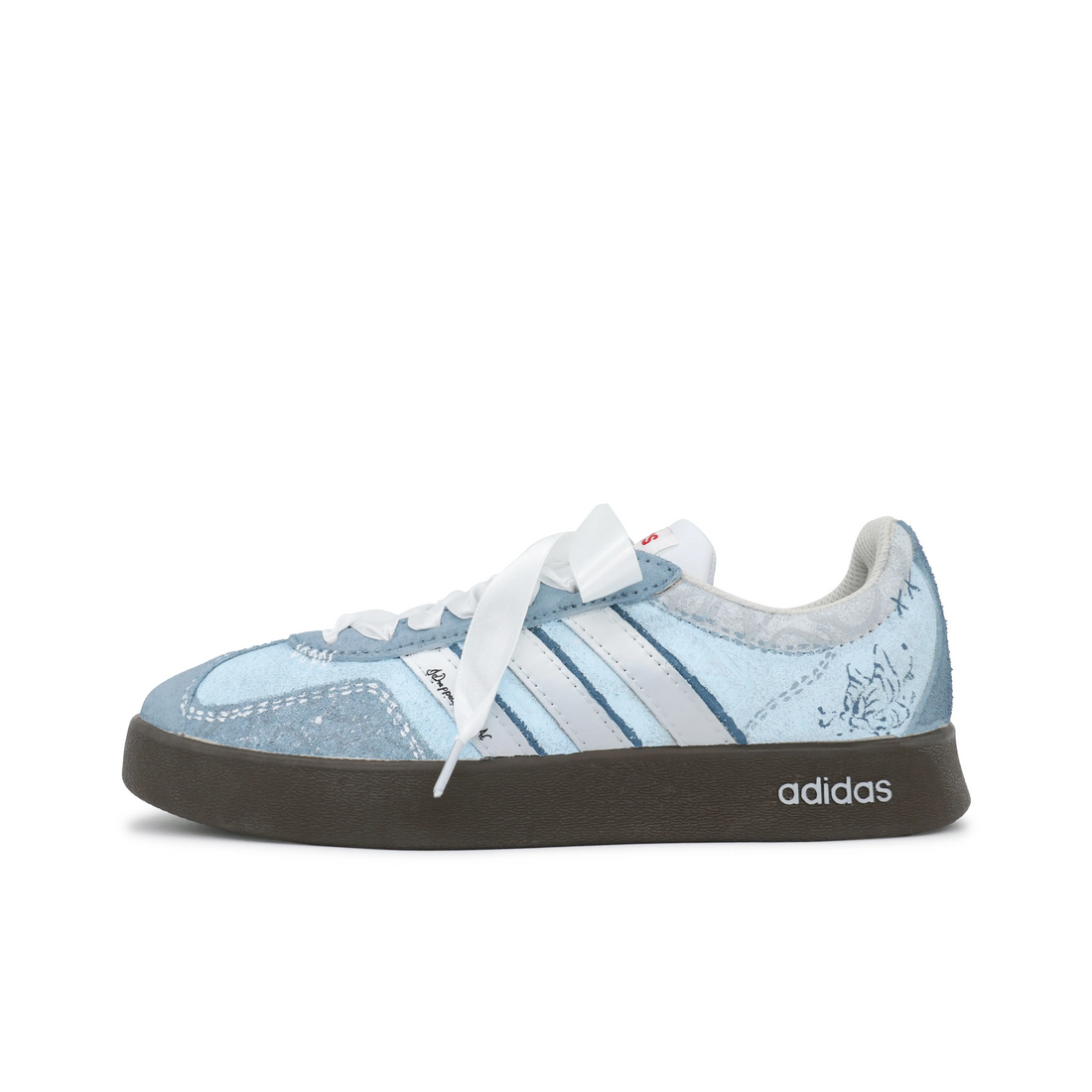 Light And Dark Bule- Adidas Samba Custom