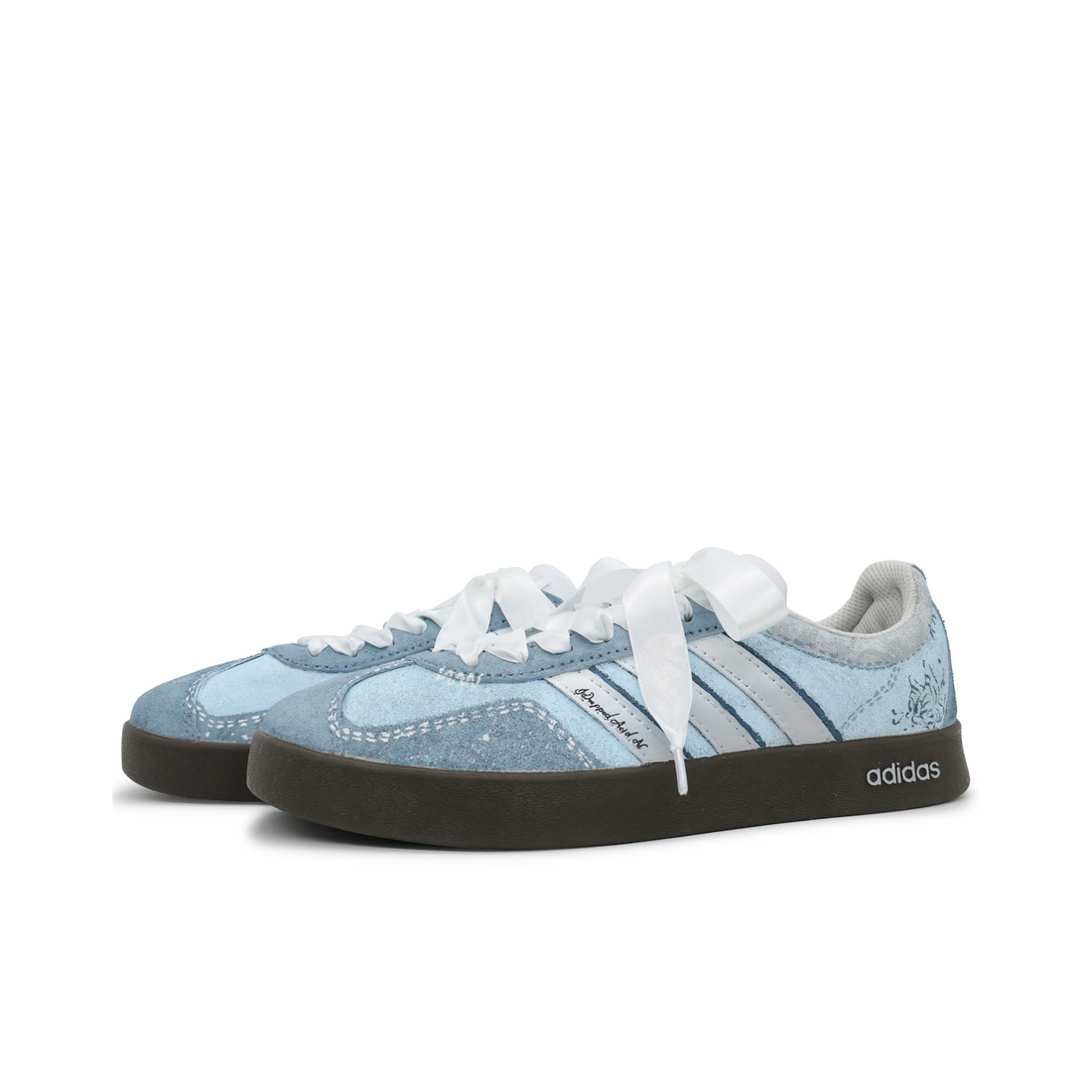 Light And Dark Bule- Adidas Samba Custom