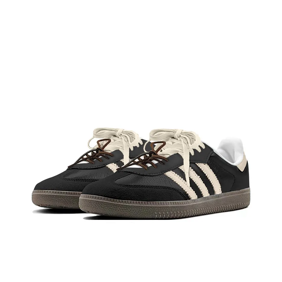 Grey Black Off White - Adidas Samba Custom