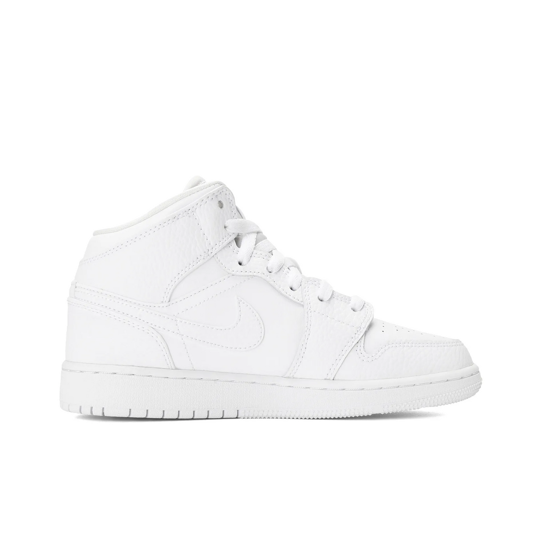Custom Air Jordan 1 White Diamonds Swoosh